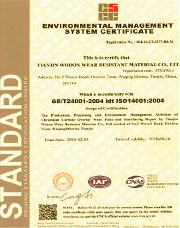 Certificaciones en Planchas bimetalicas